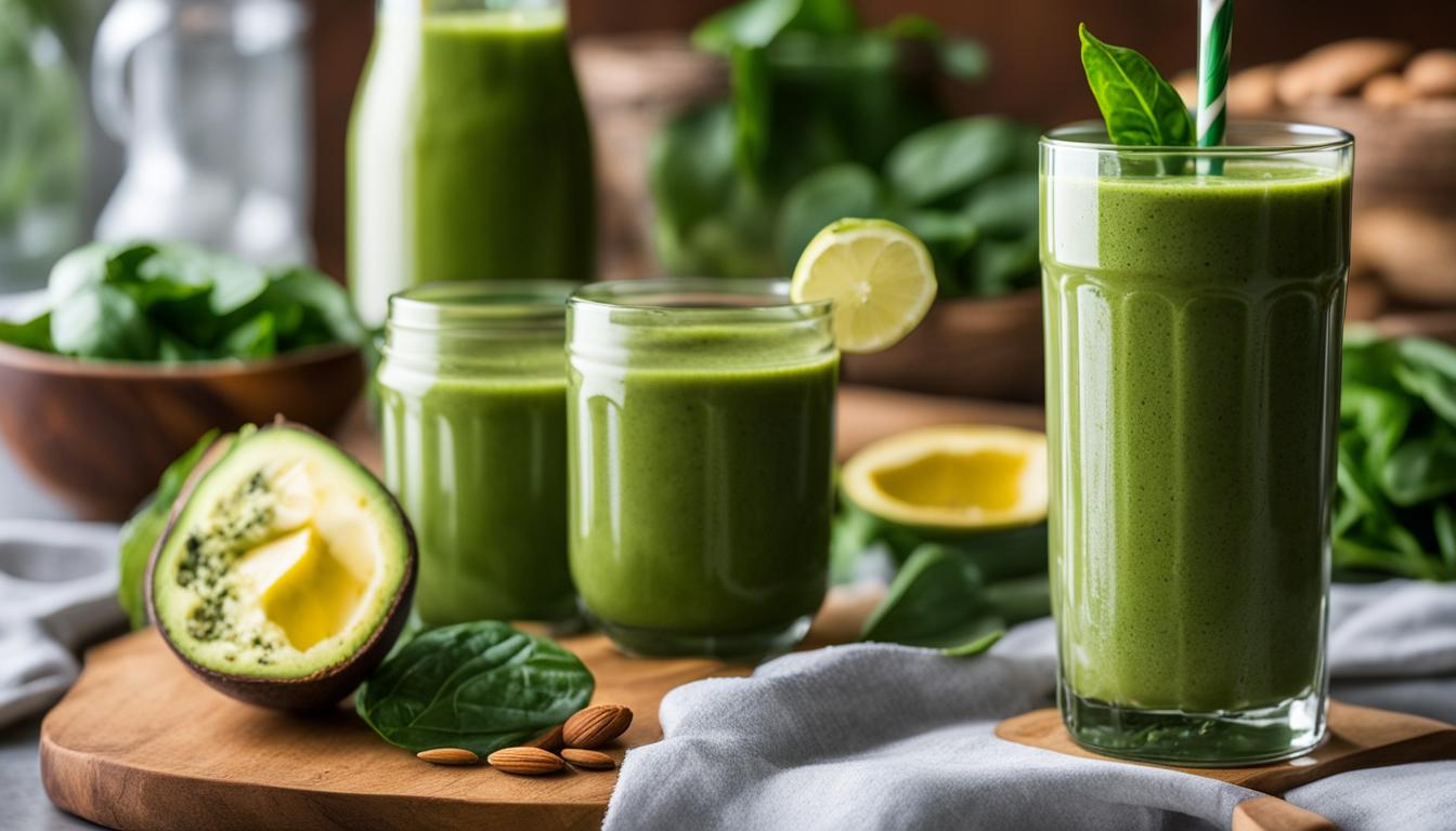 almond butter green smoothie